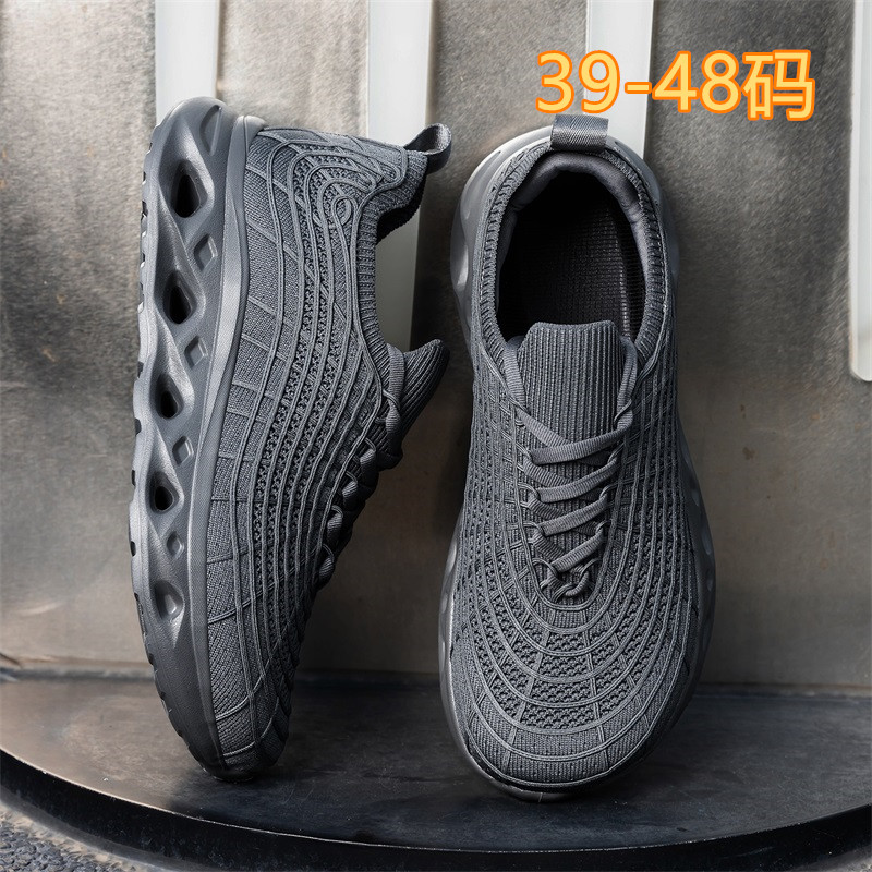 Wide Toe Box Running Sneakers - Męskie buty sportowe plus size z