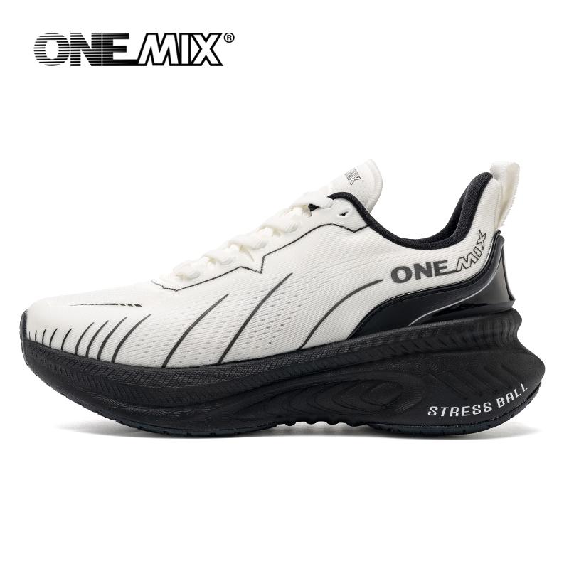 ONEMIX Białe buty do biegania  – Reflective Night Running Shoes recenzja i cena